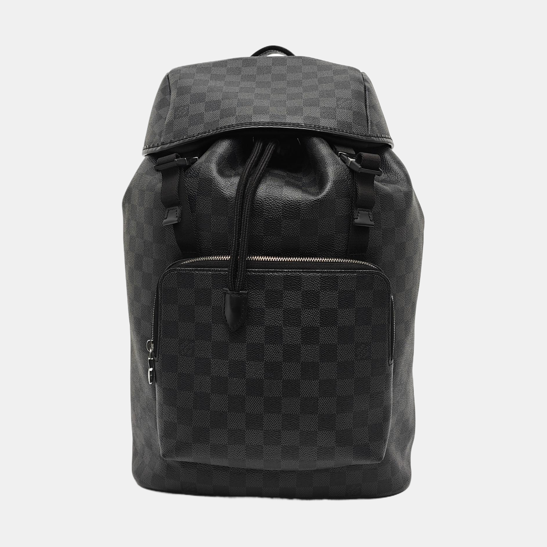 ZACK Damier Graphite Coated Canvas Gray