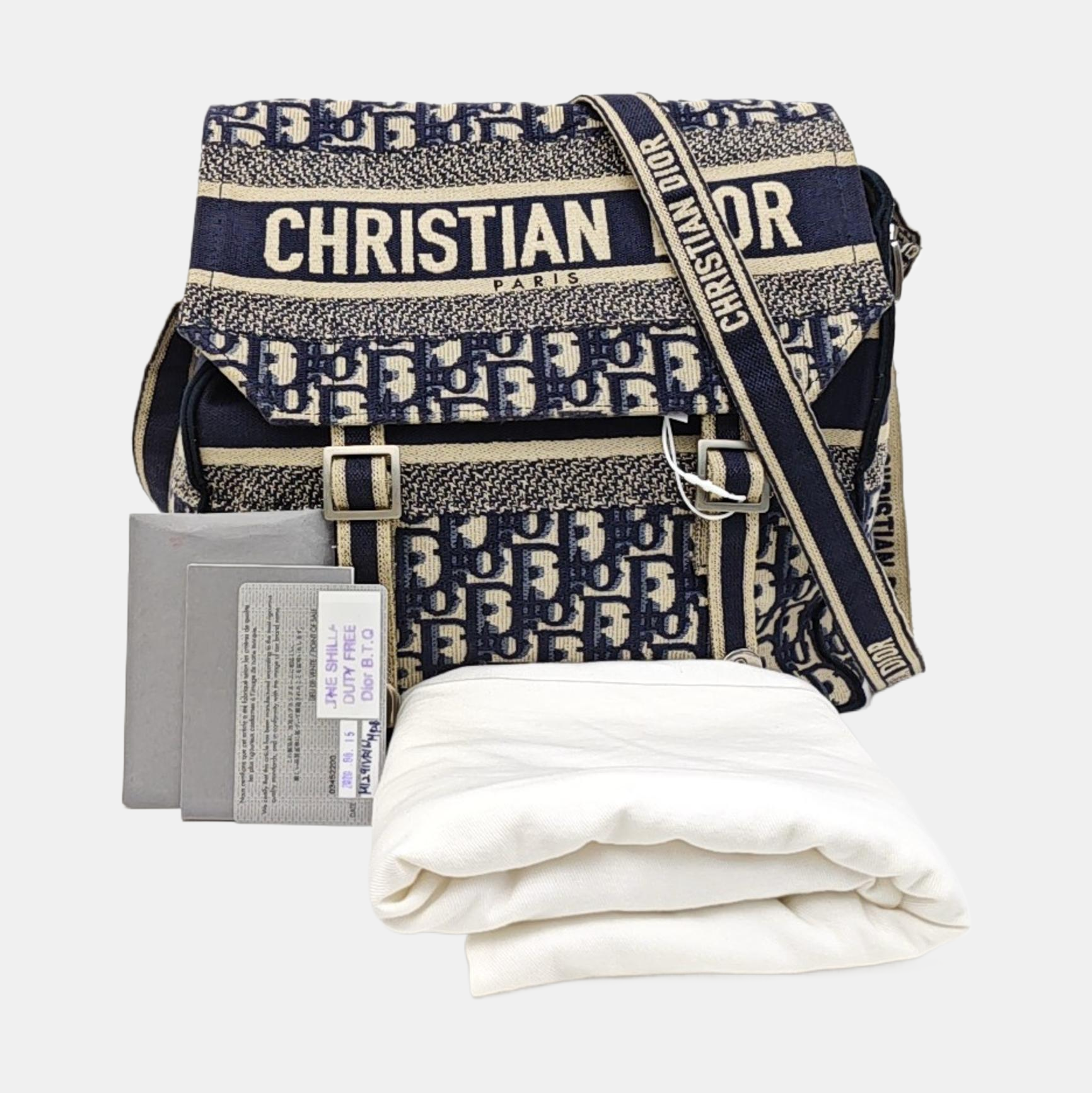 Diorcamp Oblique Canvas Blue