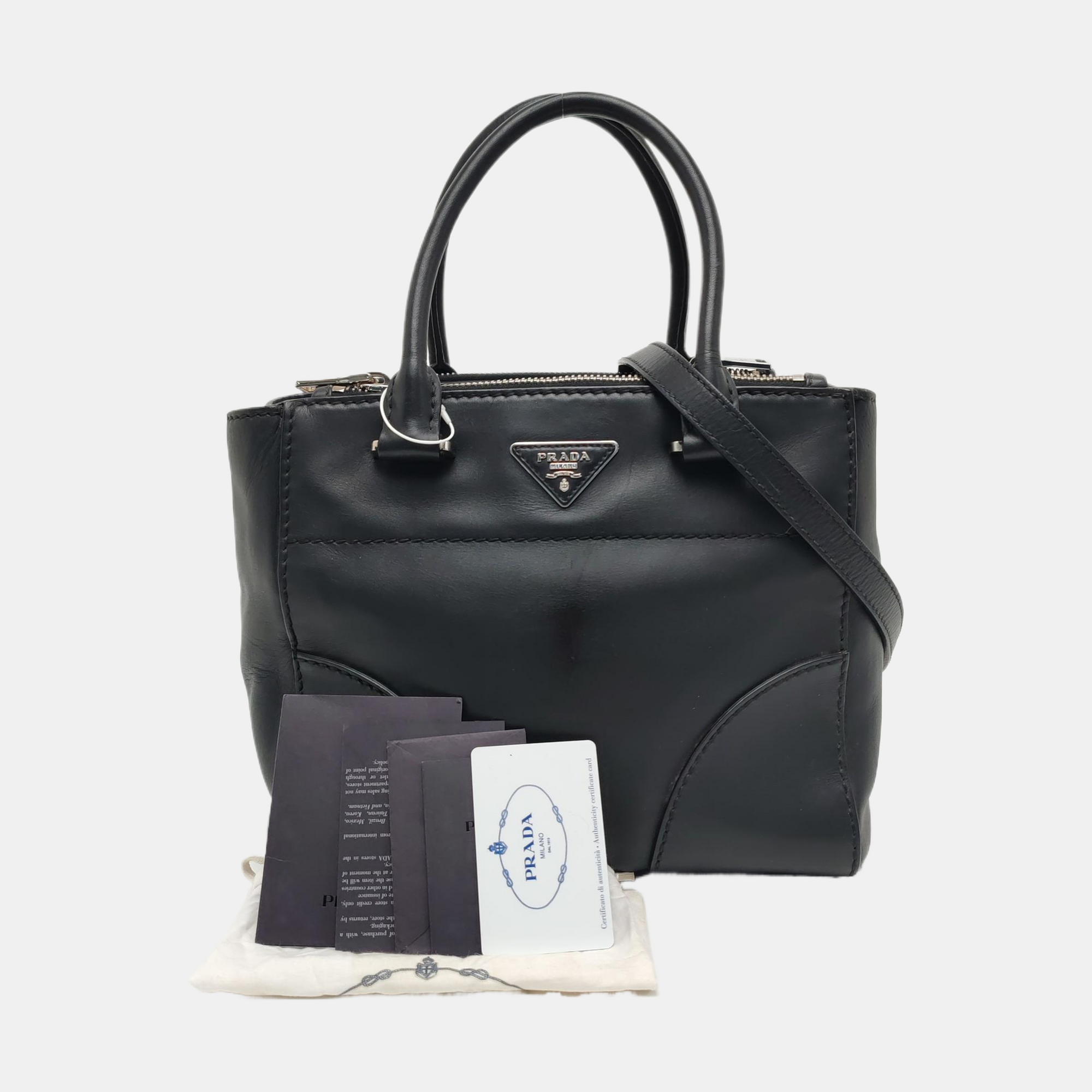 Calfskin Tote Bag Black
