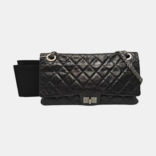 2.55 227 Quilted Calfskin Black