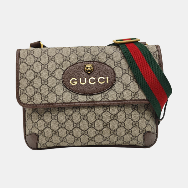 Neo Vintage Large Monogram Coated Canvas Brown