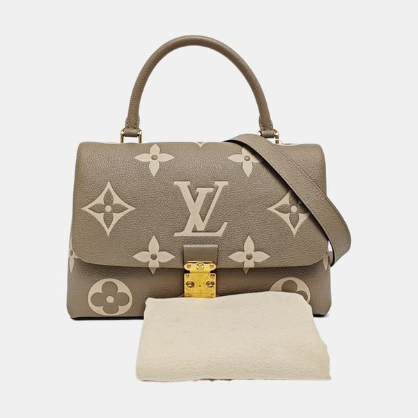 MADELEINE Monogram Calfskin Gray