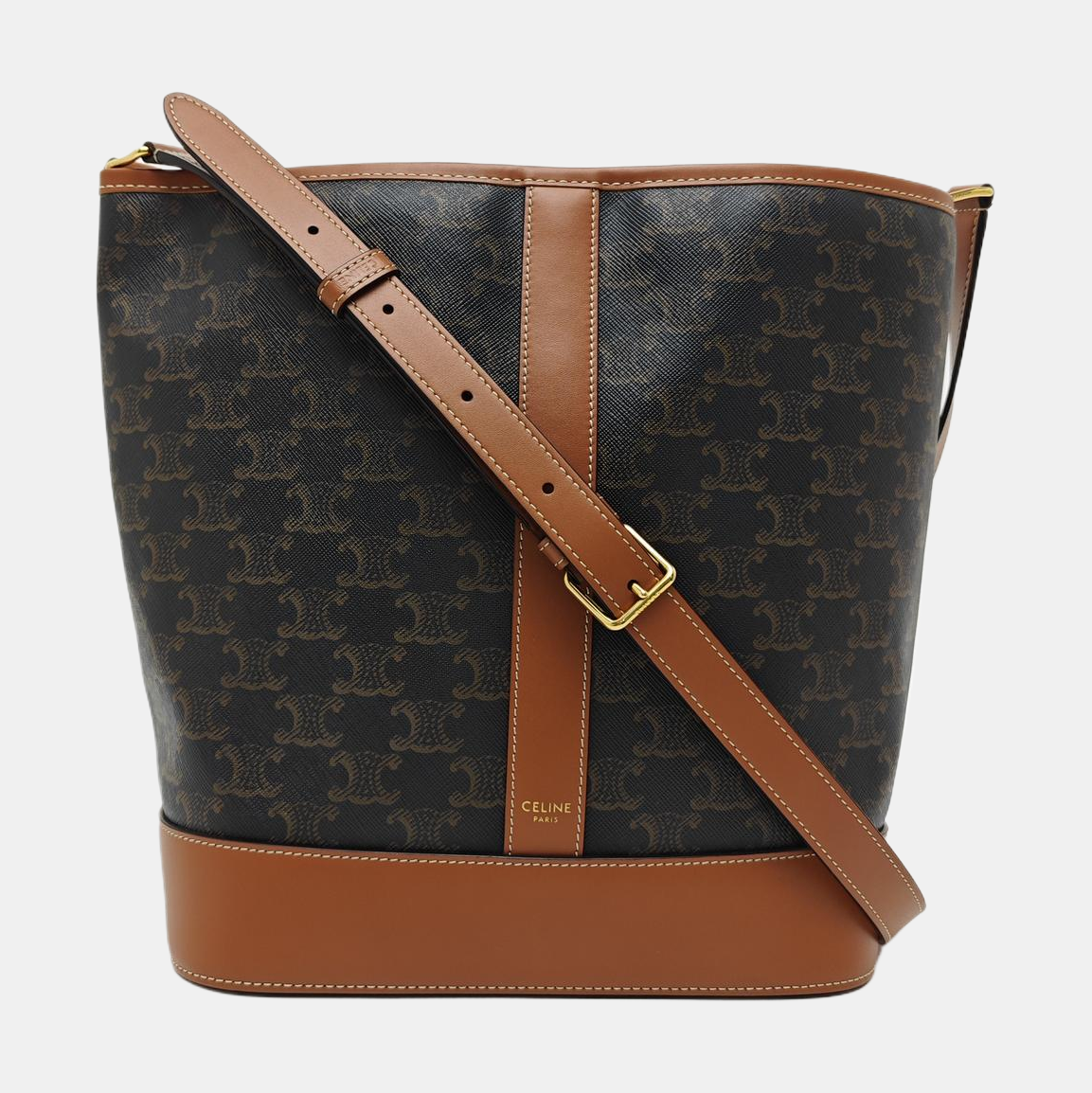 TRIOMPHE CANVAS Medium Coated Canvas Brown