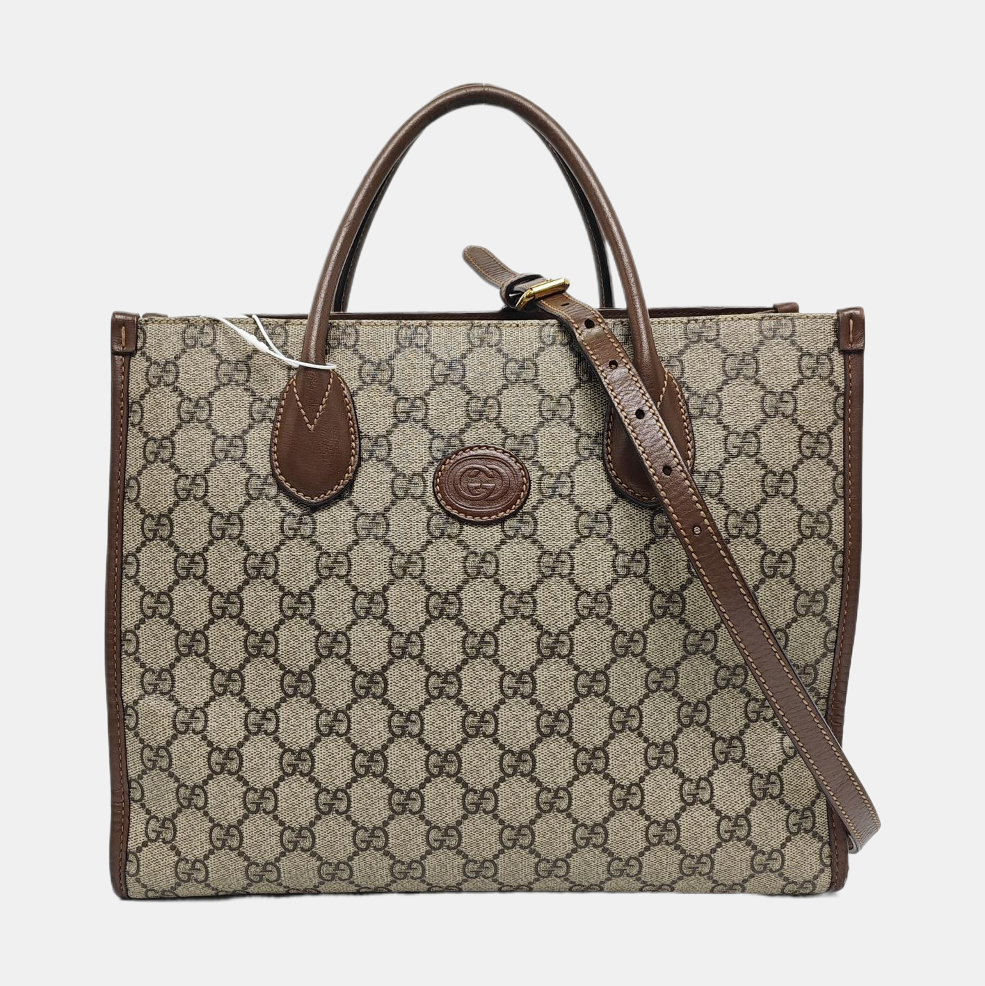 Retro Small Monogram Coated Canvas Brown