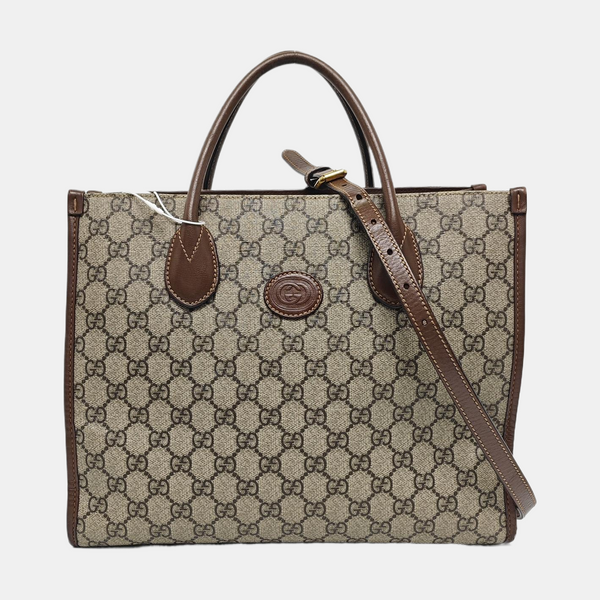 Retro Small Monogram Coated Canvas Brown