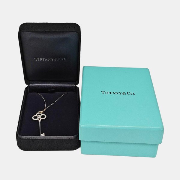 18k White Gold Silver Jewelry Set