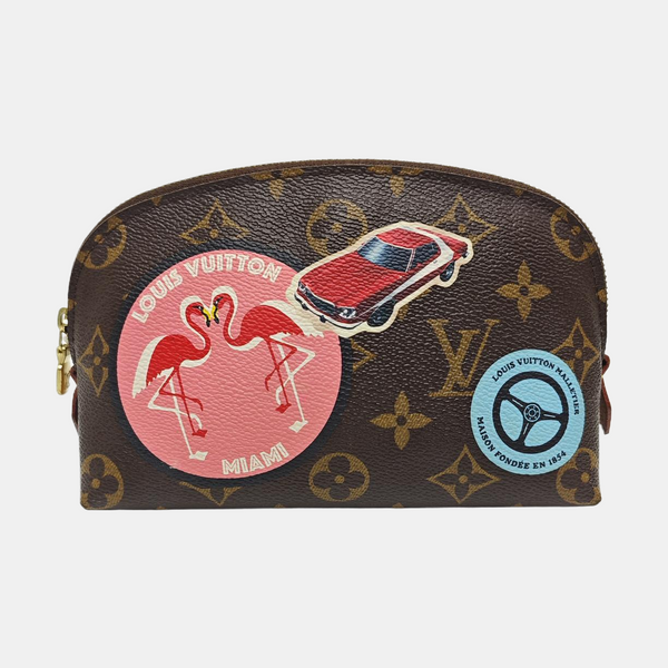COSMETIC PM Monogram Coated Canvas Multicolor