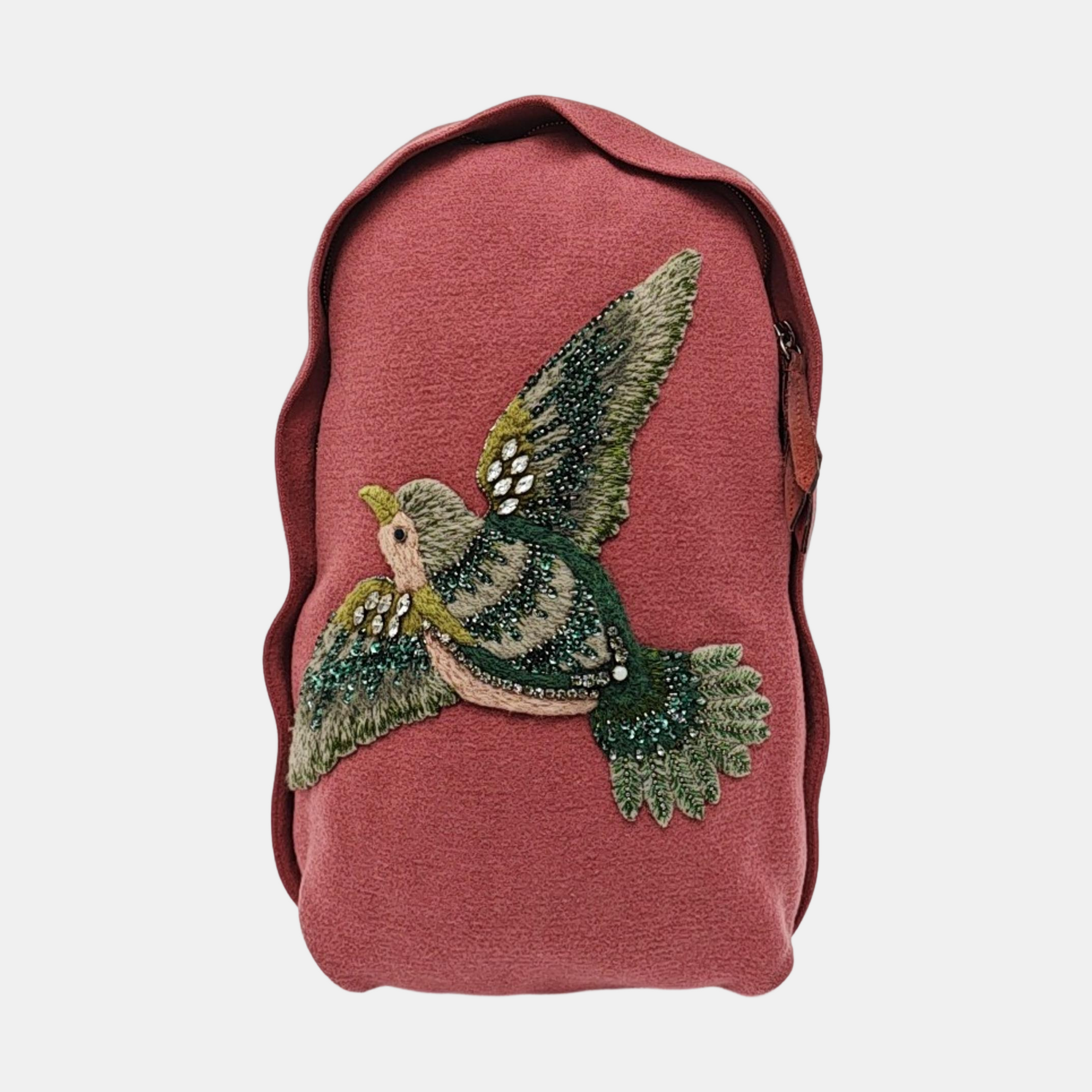 Wool Backpack Red