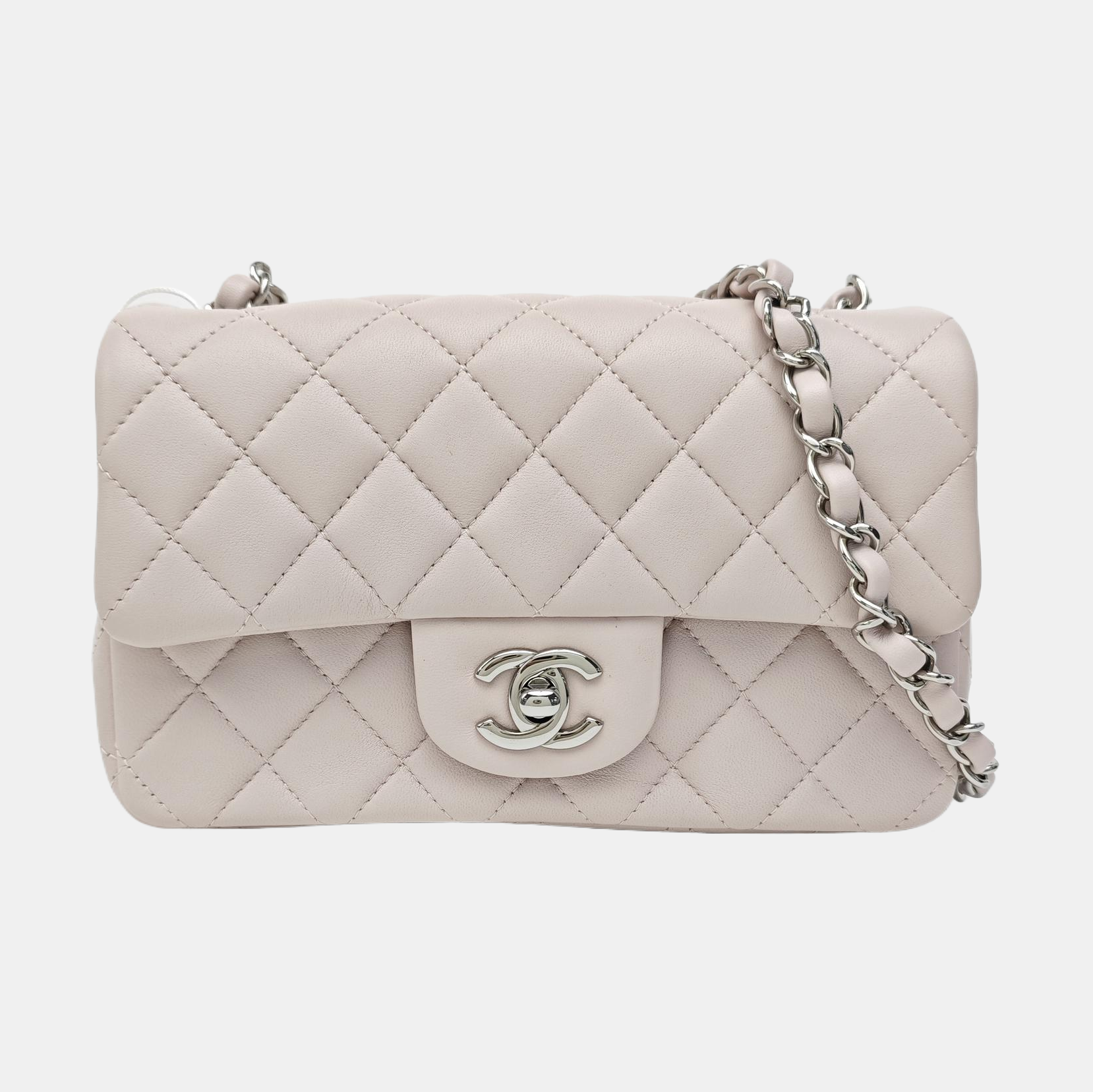 CLASSIC FLAP Mini Quilted Lambskin Pink
