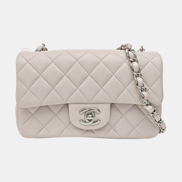 CLASSIC FLAP Mini Quilted Lambskin Pink