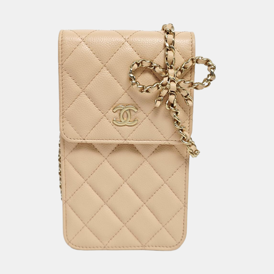 Quilted Grained Calfskin Pink
