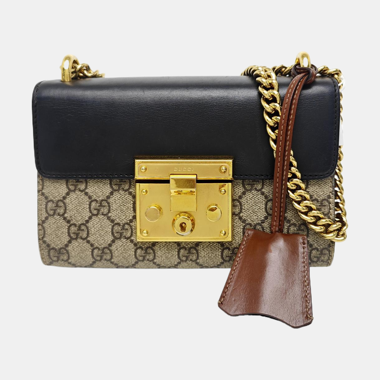 Padlock Small Monogram Coated Canvas Multicolor