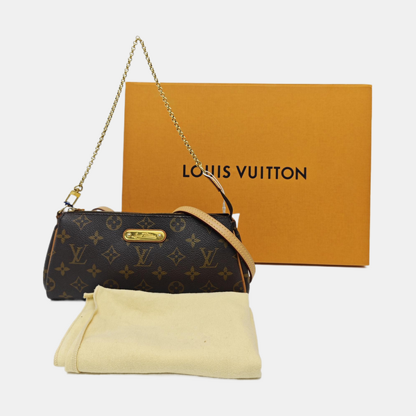 EVA Monogram Coated Canvas Brown