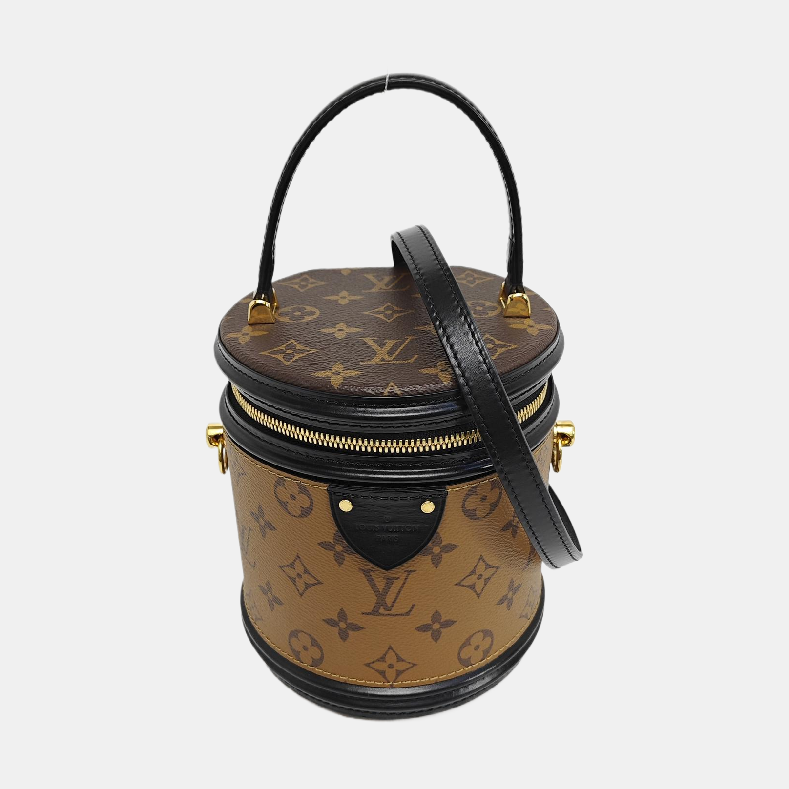 CANNES PM Monogram Coated Canvas Brown