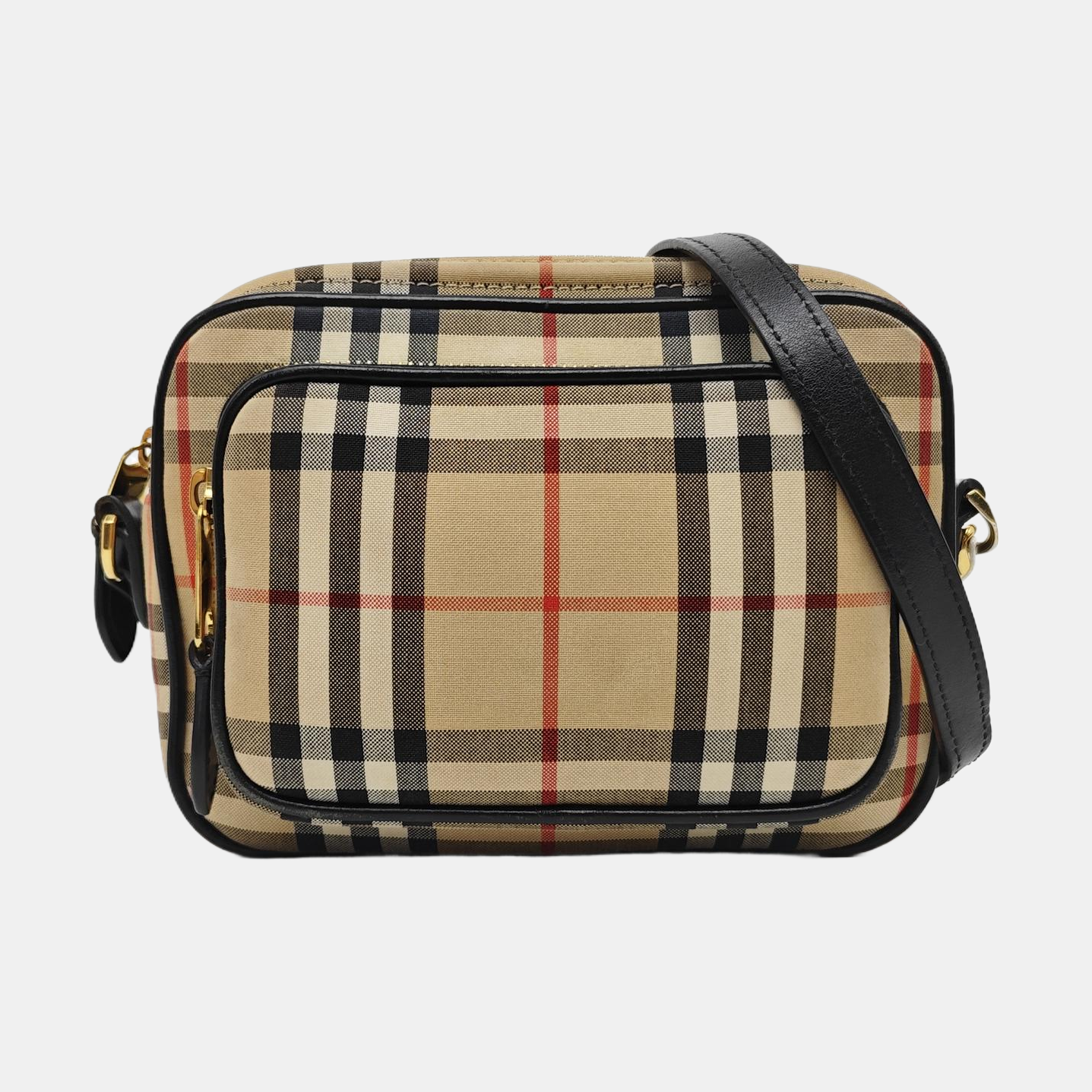 Fabric Shoulder Bag Brown