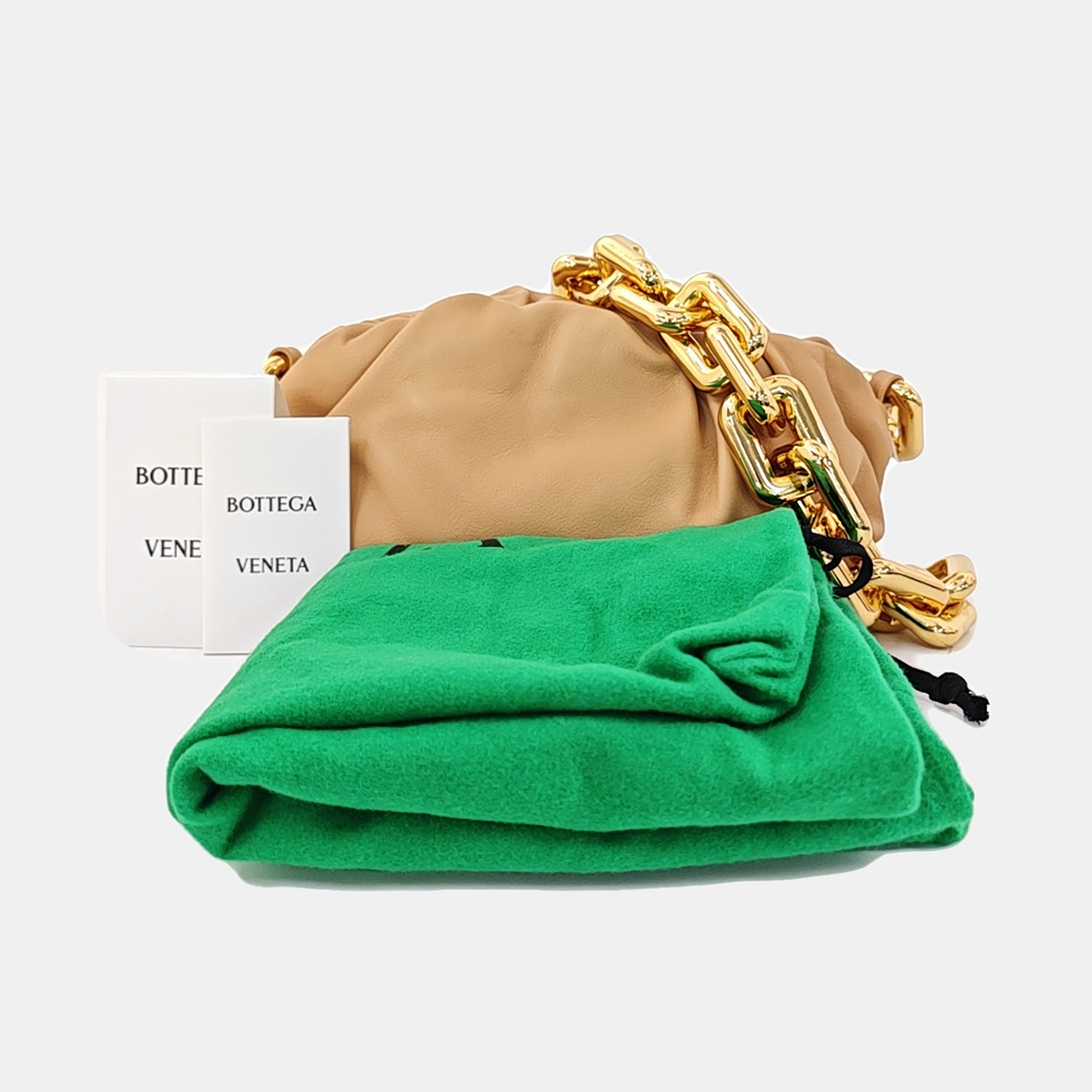 The Pouch Mini Calfskin Beige