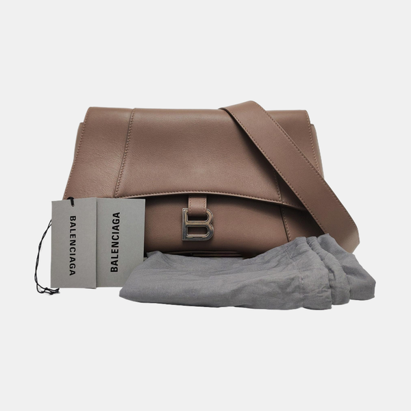 Downtown Medium Quilted Calfskin Gray