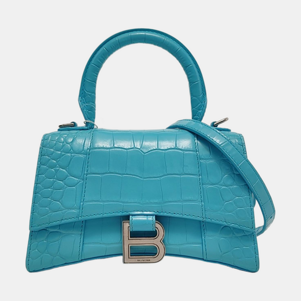 Hourglass XS Calfskin Blue
