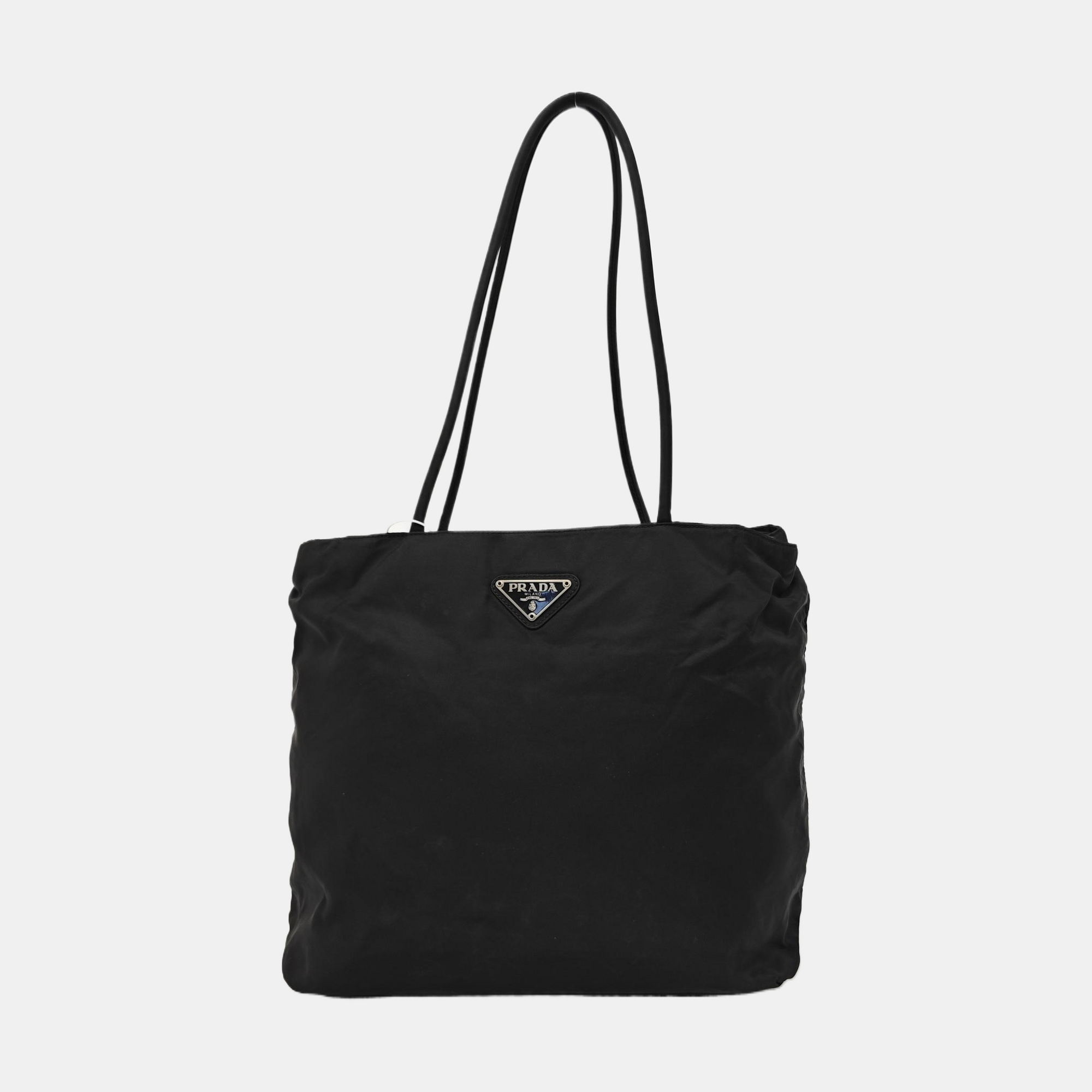 Nylon Tote Bag Black
