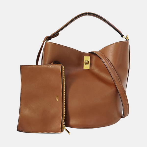 BUCKET 16 Calfskin Brown