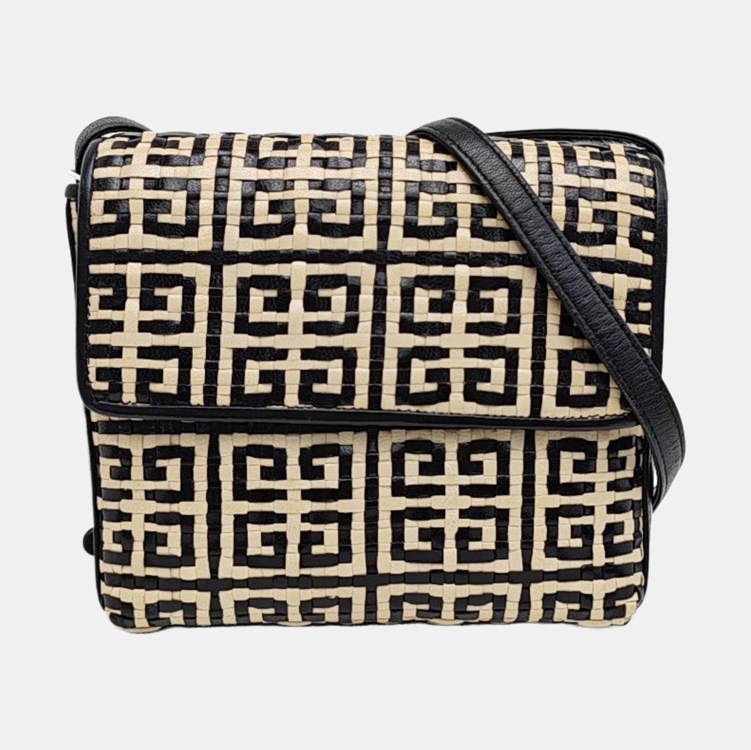 Calfskin Shoulder Bag Black