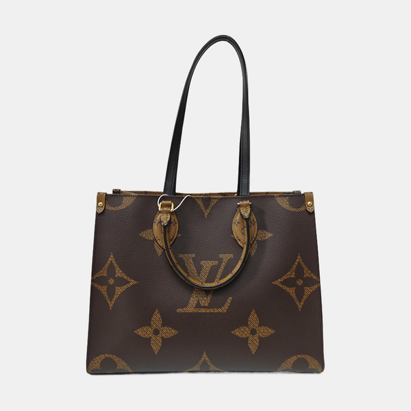 ONTHEGO MM Monogram Coated Canvas Brown