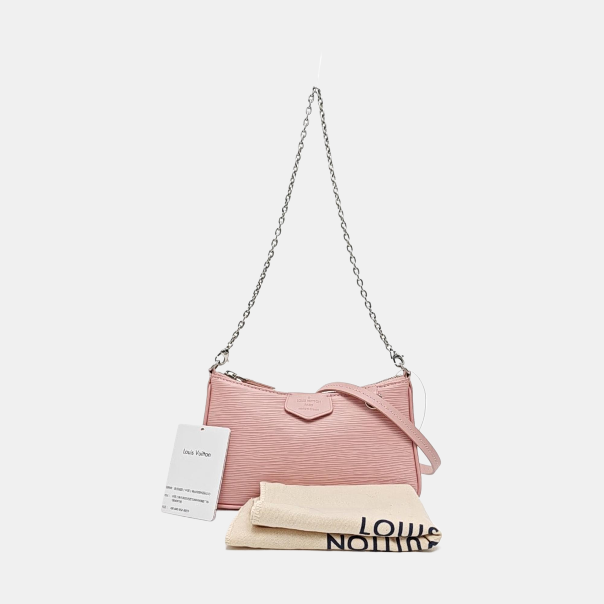 EASY POUCH ON STRAP Epi Pink