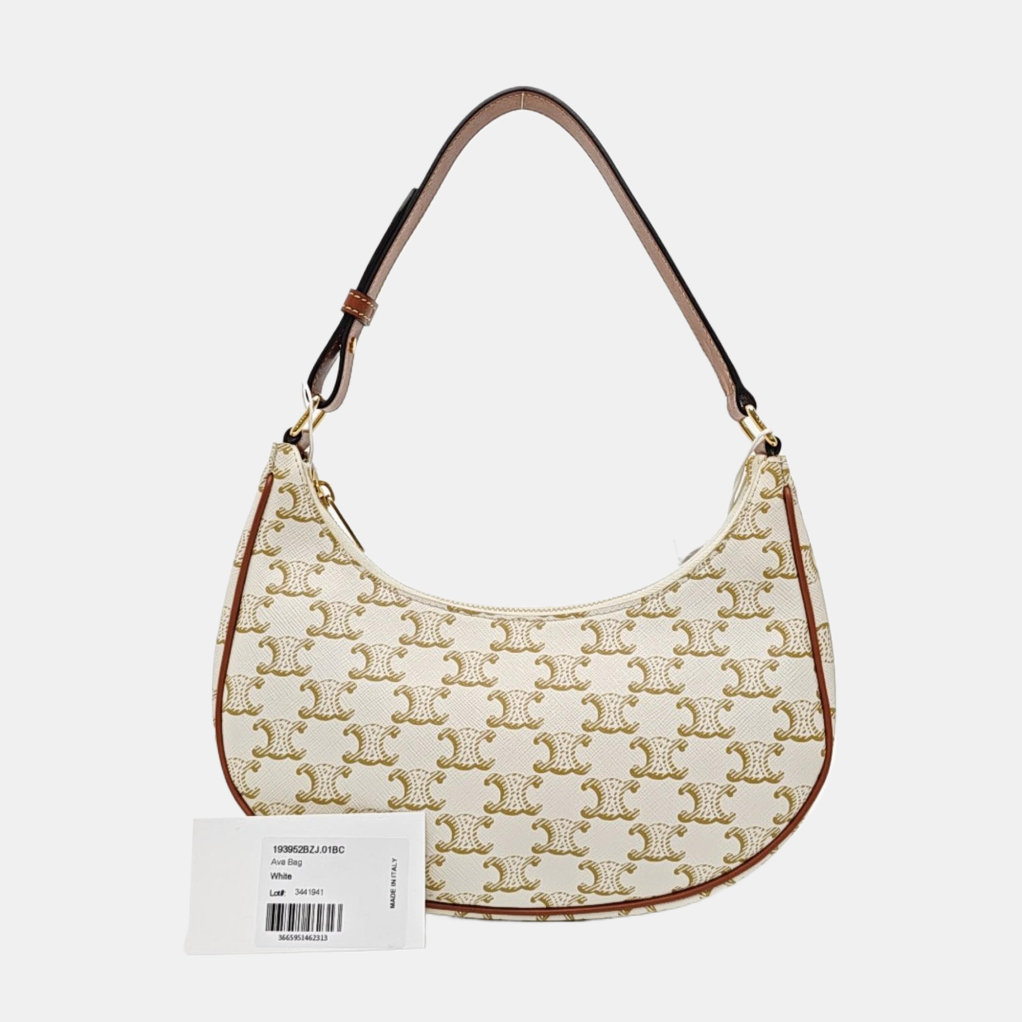 AVA Medium Coated Canvas White
