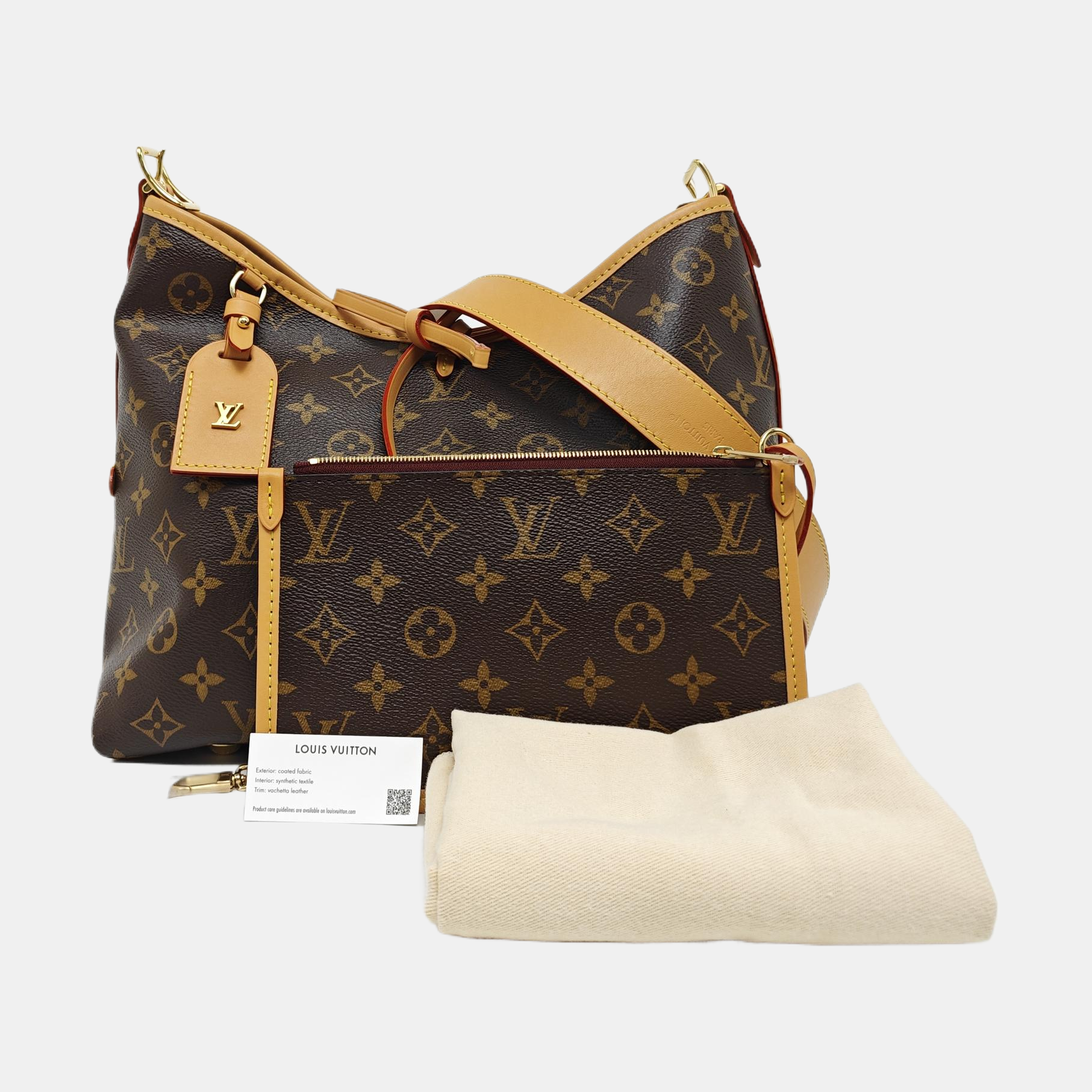 CARRYALL PM Monogram Coated Canvas Brown