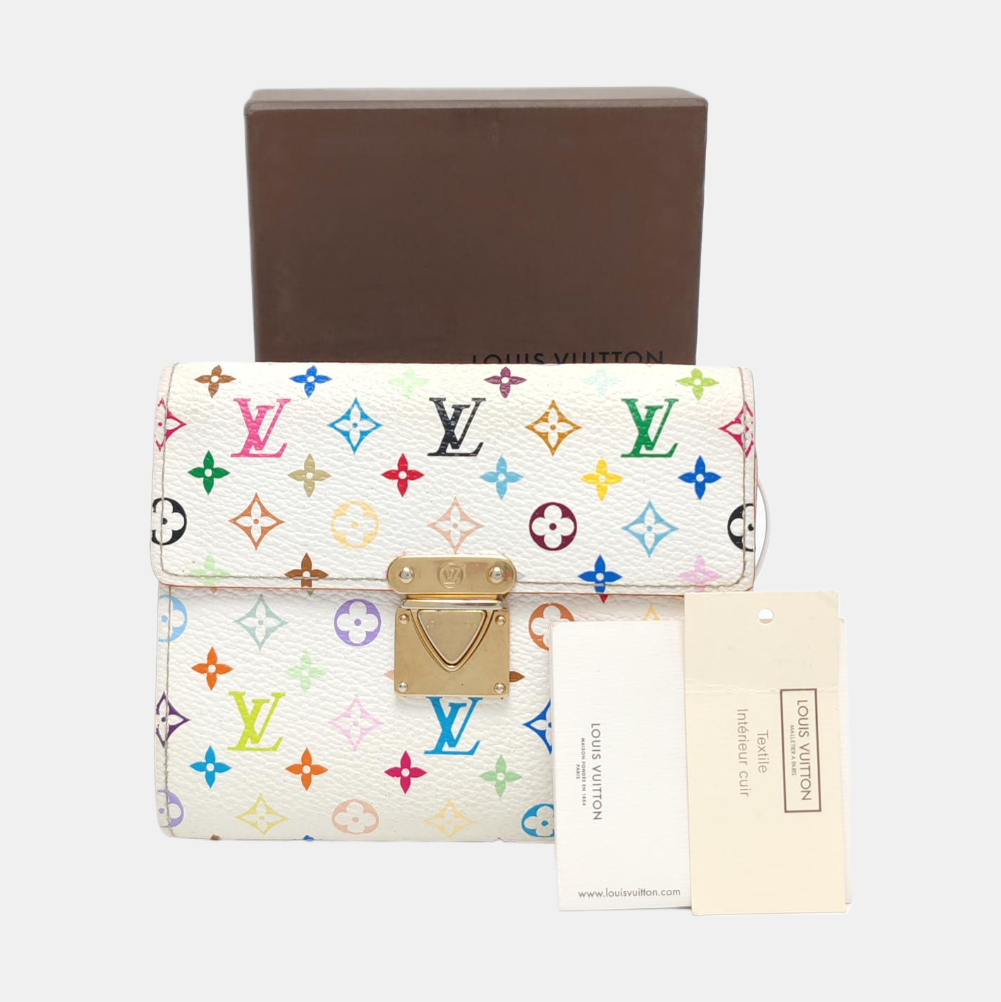 LV × TM KOALA Monogram Coated Canvas White Wallet
