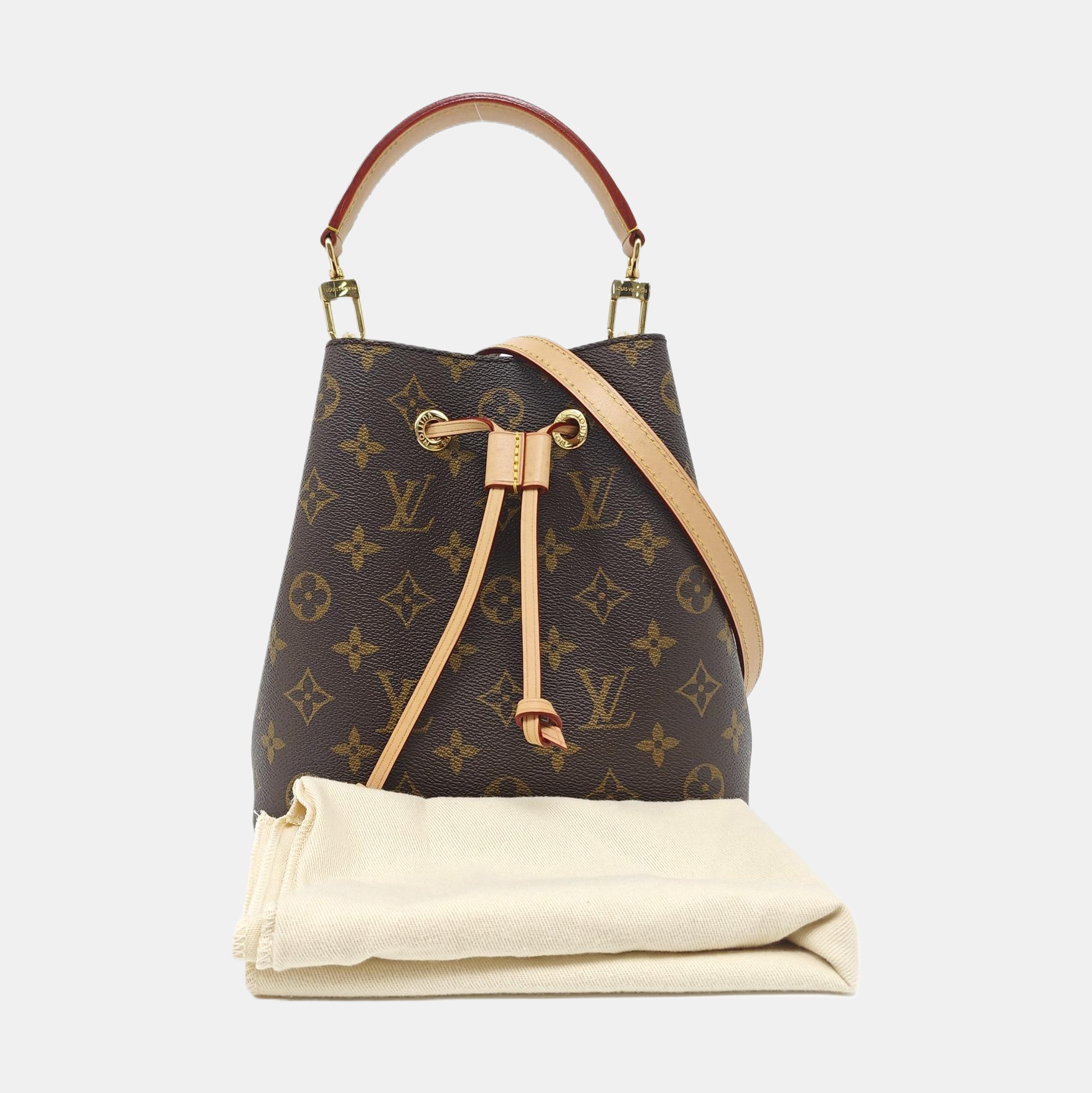 NÉONOÉ BB Monogram Coated Canvas Brown