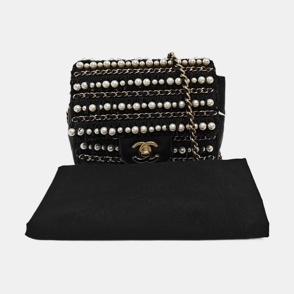 Quilted Lambskin Black