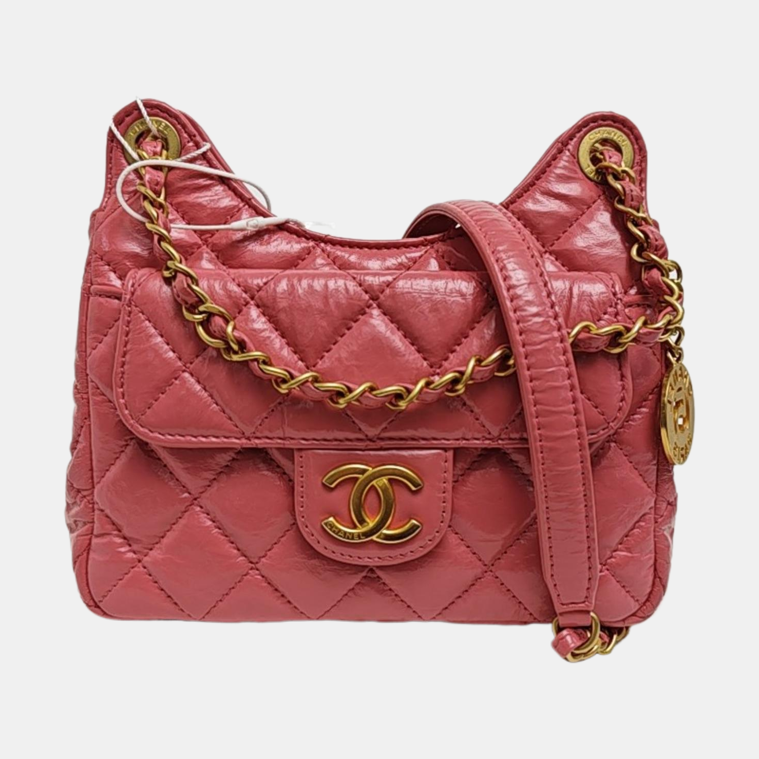 23C HOBO Quilted Calfskin Pink