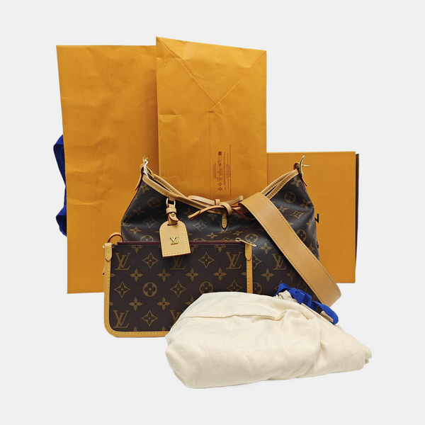 CARRYALL PM Monogram Coated Canvas Brown