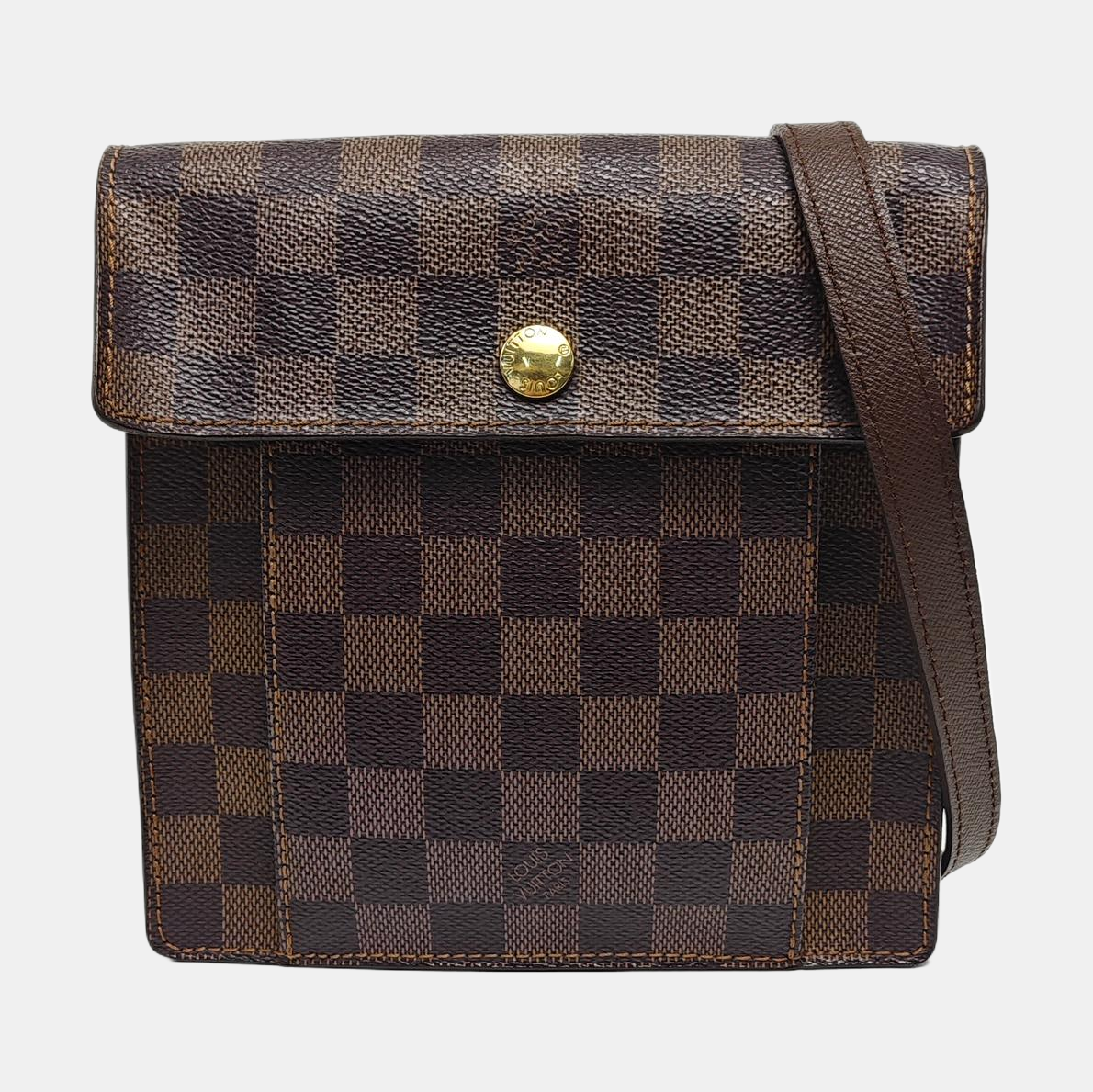 PIMLICO Damier Ebene Coated Canvas Brown
