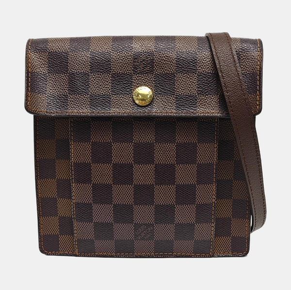 PIMLICO Damier Ebene Coated Canvas Brown