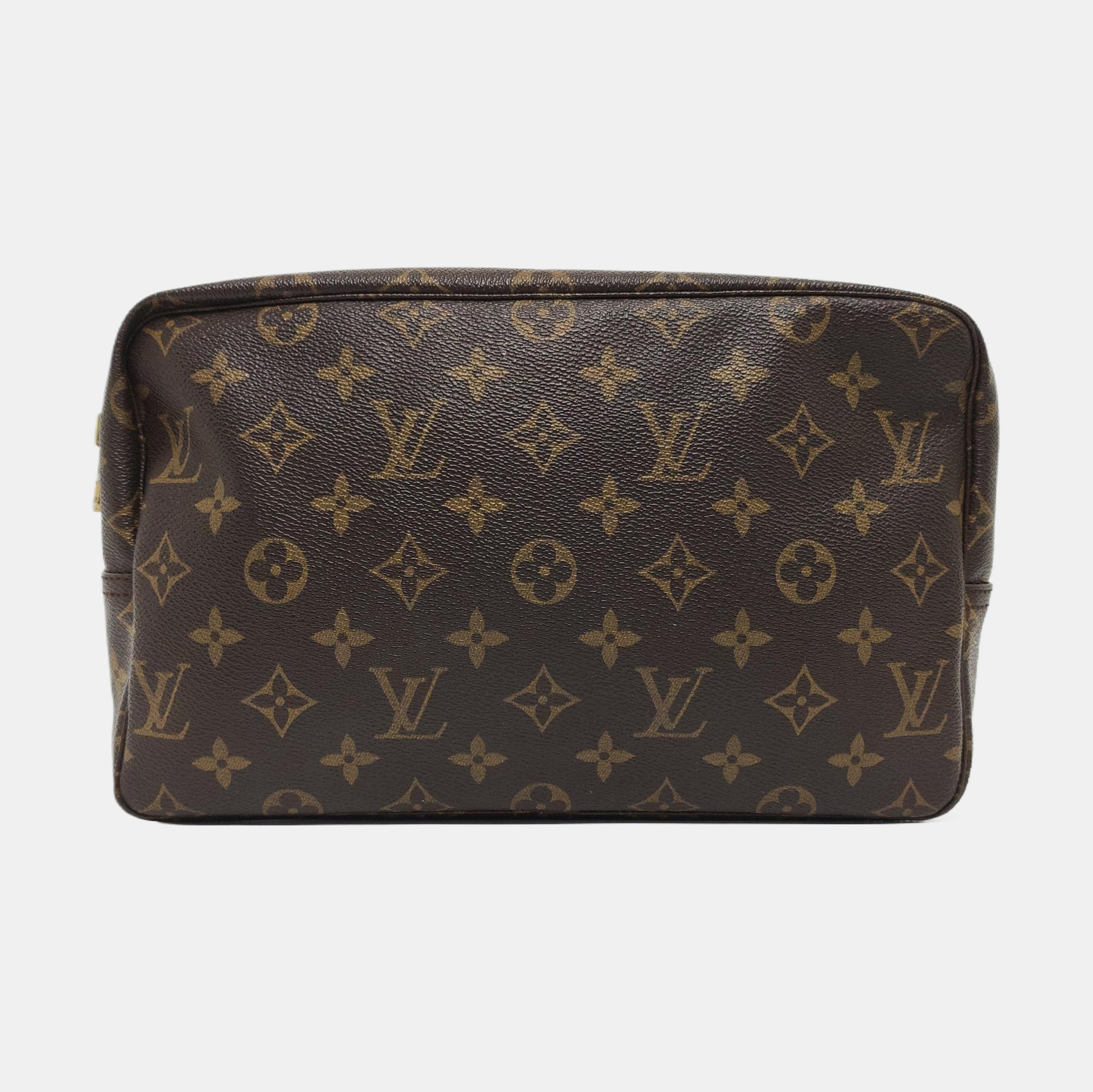 TROUSSE TOILETTE GM Monogram Coated Canvas Brown