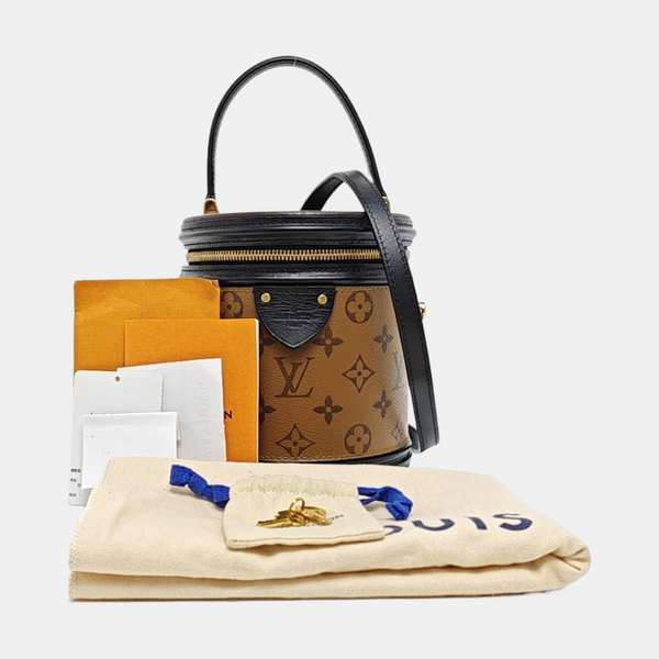 CANNES PM Monogram Coated Canvas Brown