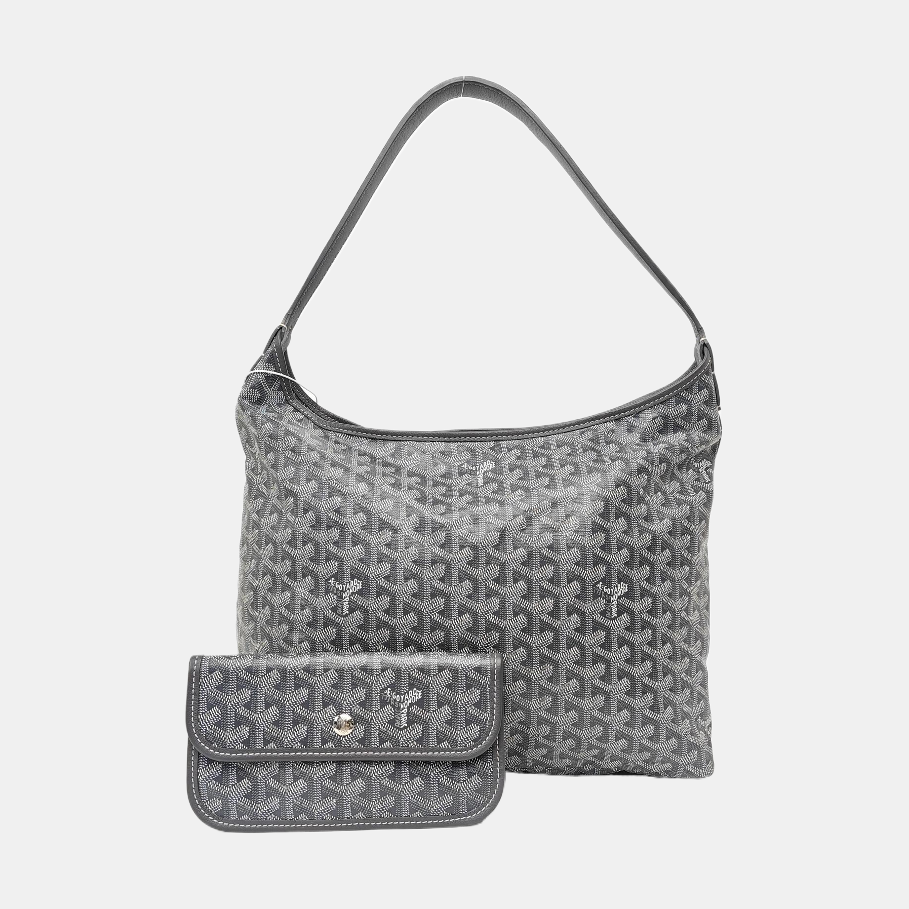 Hobo Coated Canvas Gray