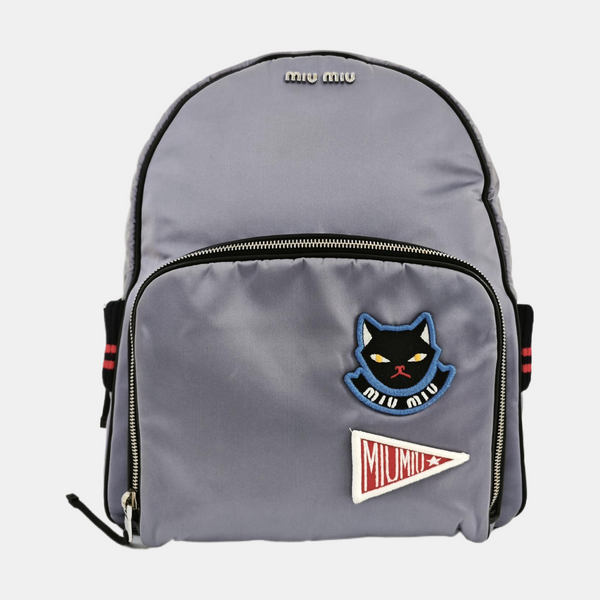 Nylon Backpack Blue