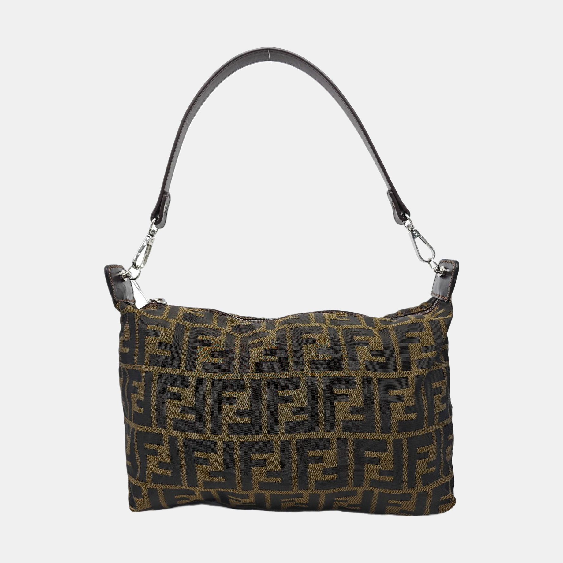 Canvas Clutch Brown