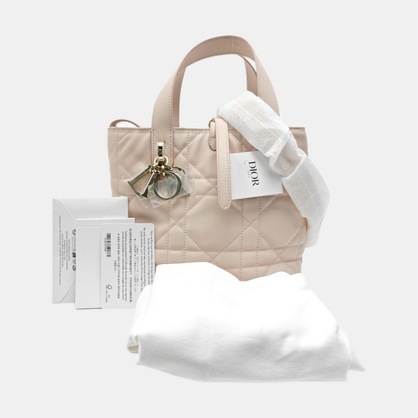 Toujours Small Cannage Calfskin Pink
