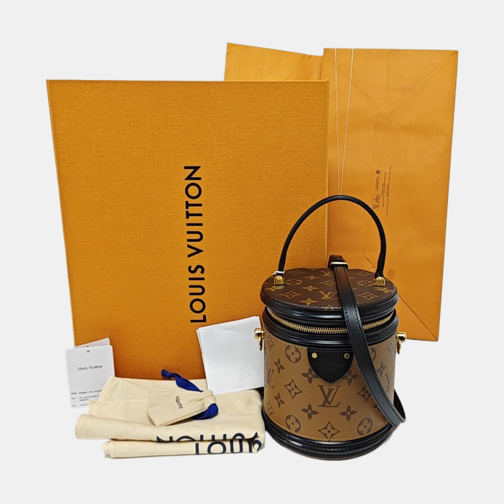 CANNES PM Monogram Coated Canvas Brown