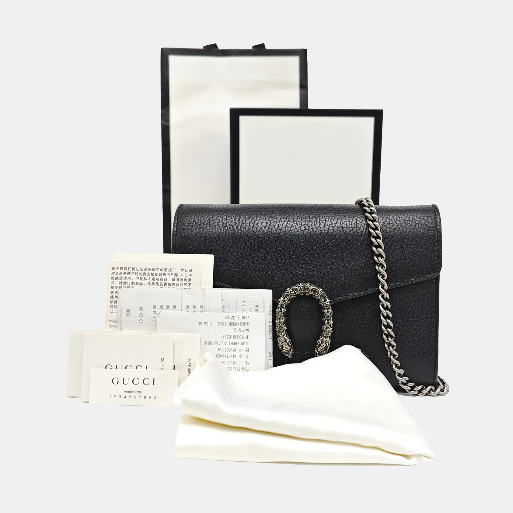 Dionysus Mini Calfskin Black