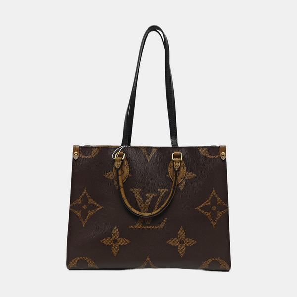 ONTHEGO MM Monogram Coated Canvas Brown