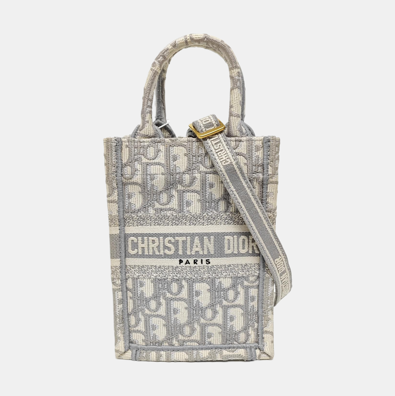 Book Tote Mini Canvas Gray