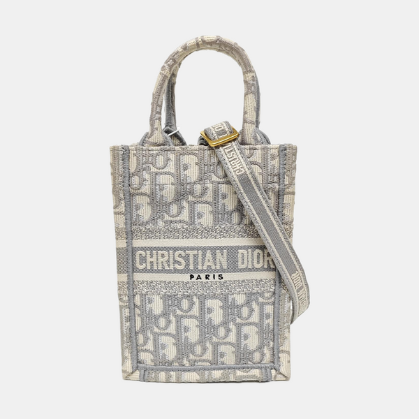Book Tote Mini Canvas Gray