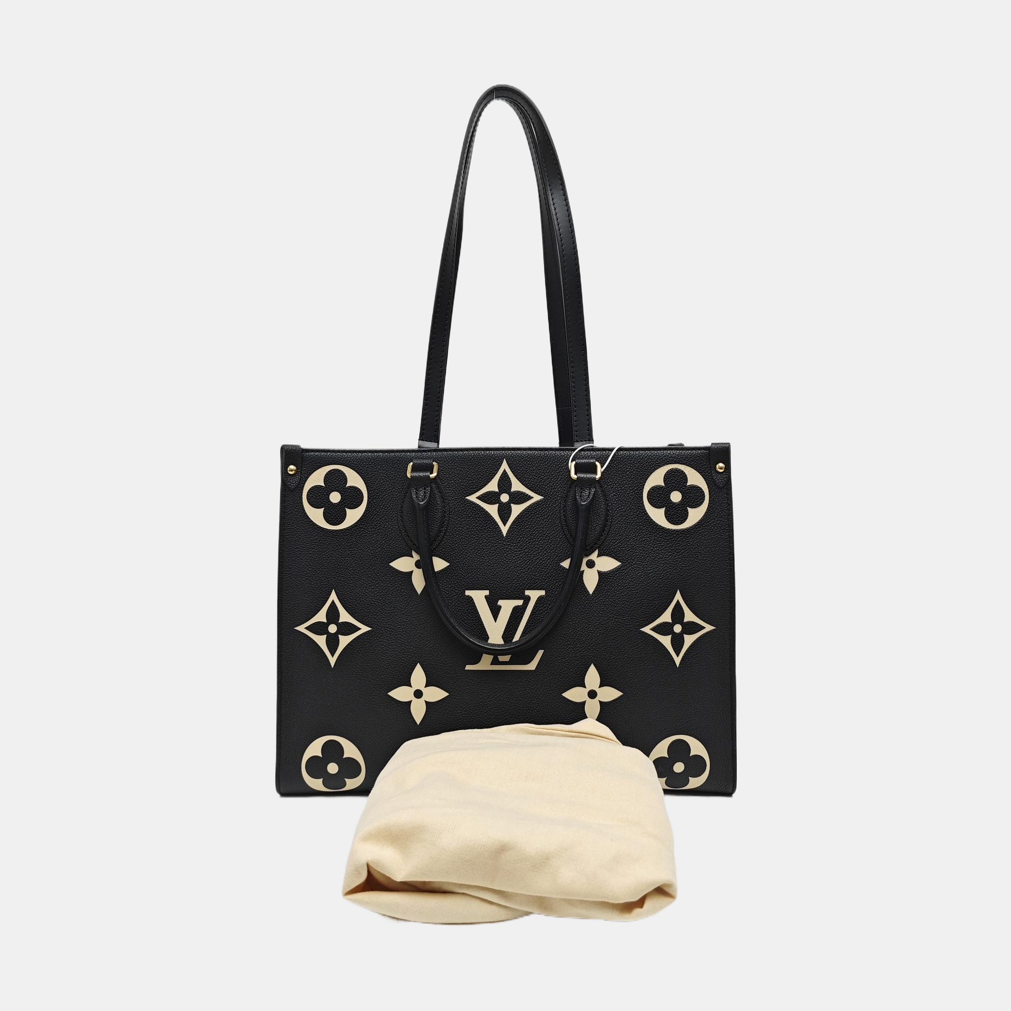 ONTHEGO MM Monogram Calfskin Black