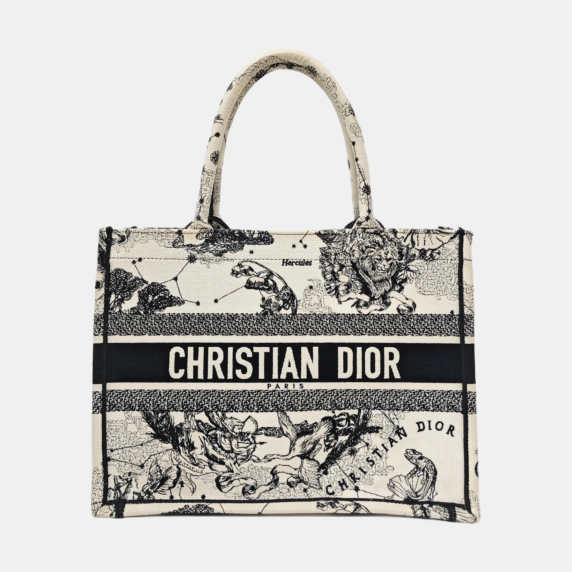Book Tote Medium Canvas White