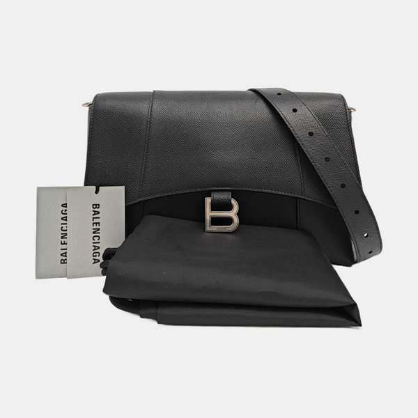 Calfskin Shoulder Bag Extra Small Black